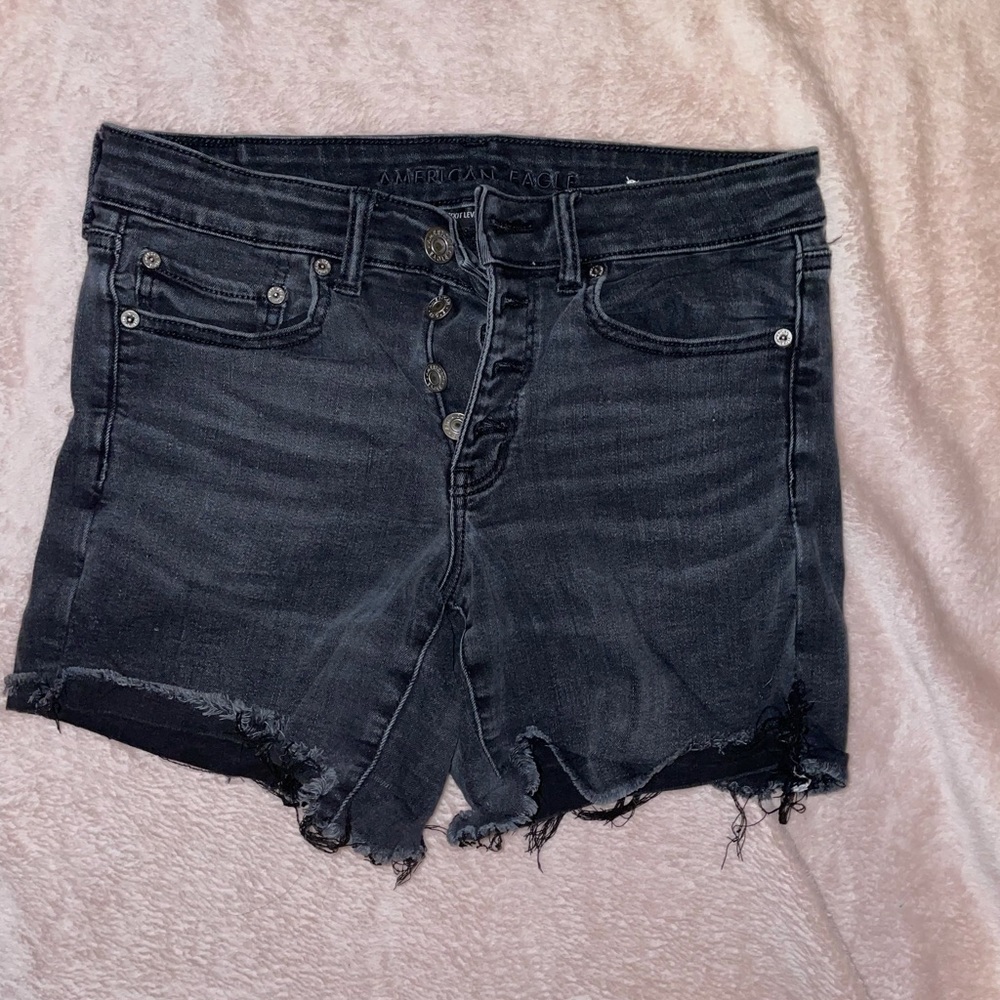 Black American Eagle Shorts